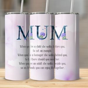 20 Oz Customizable Straight Tumbler with Sliding Lid and Clear Plastic Straw